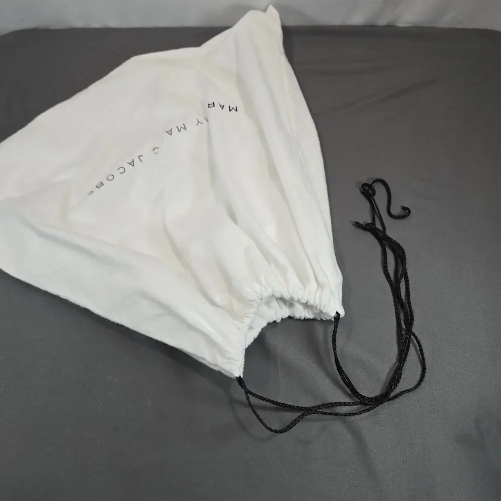 Marc by Marc Jacobs Drawstring Dust Bag White Cotton Flannel Large 22x18